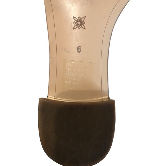 BCBG Generation Darli Rhinestone Slides Transparent Slip On Bow Flat Sandals 6 - Picture 9 of 9